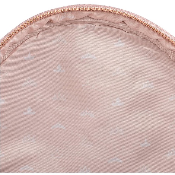 NWOT Disney Ultimate Princess All Over Print Sequin Loungefly Mini Backpack - Picture 4 of 6